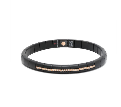 18kt rose gold diamond bracelet